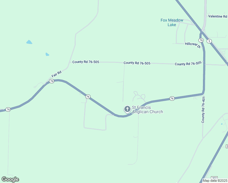 map of restaurants, bars, coffee shops, grocery stores, and more near State Highway 76 in Ava