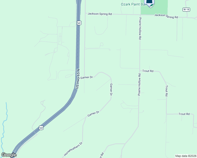 map of restaurants, bars, coffee shops, grocery stores, and more near 235 Peaceful Point in Ozark