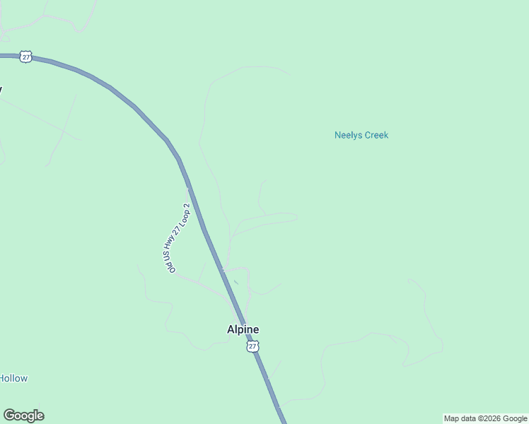 map of restaurants, bars, coffee shops, grocery stores, and more near Neeleys Creek Church Road in Pulaski County