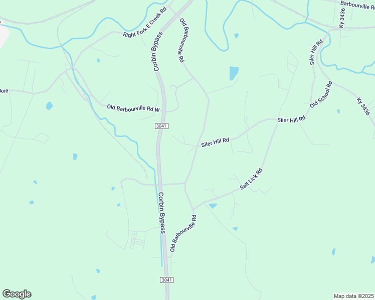 map of restaurants, bars, coffee shops, grocery stores, and more near 965 Siler Hill Road in Corbin