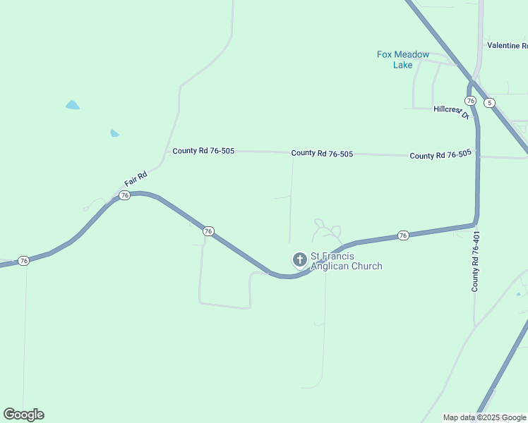 map of restaurants, bars, coffee shops, grocery stores, and more near State Highway 76 in Ava