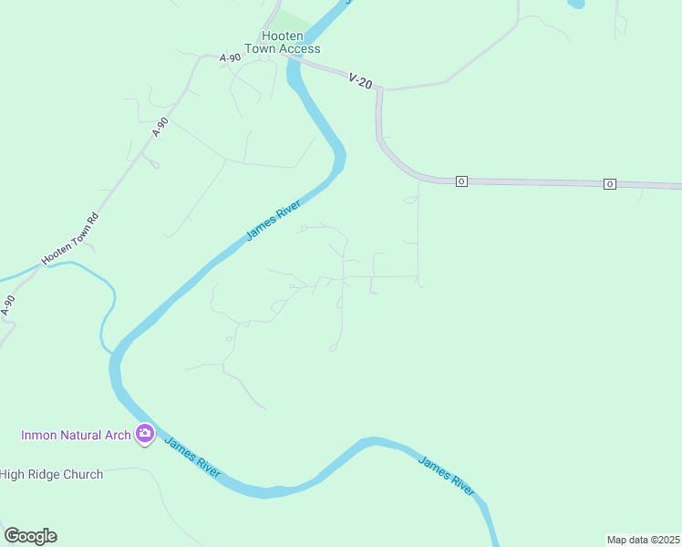 map of restaurants, bars, coffee shops, grocery stores, and more near 87-155 Prism Ln in Highlandville