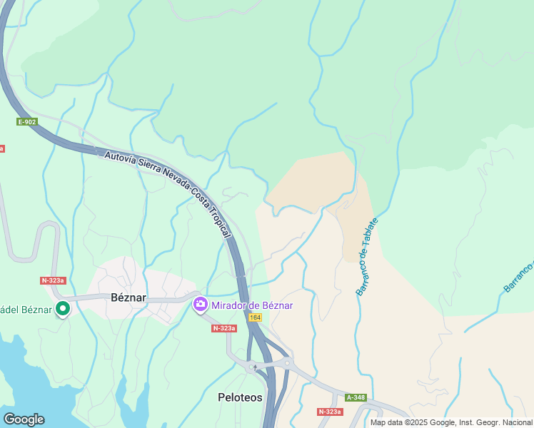 map of restaurants, bars, coffee shops, grocery stores, and more near in Béznar