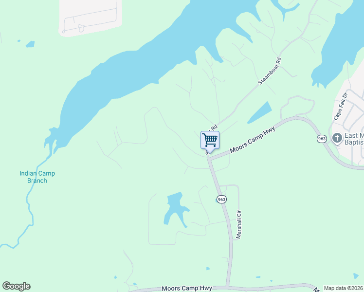 map of restaurants, bars, coffee shops, grocery stores, and more near 386 Paddle Wheel Road in Gilbertsville