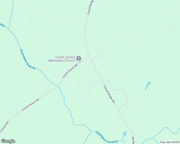 map of restaurants, bars, coffee shops, grocery stores, and more near 15230 Carroll Bridge Road in Smithfield