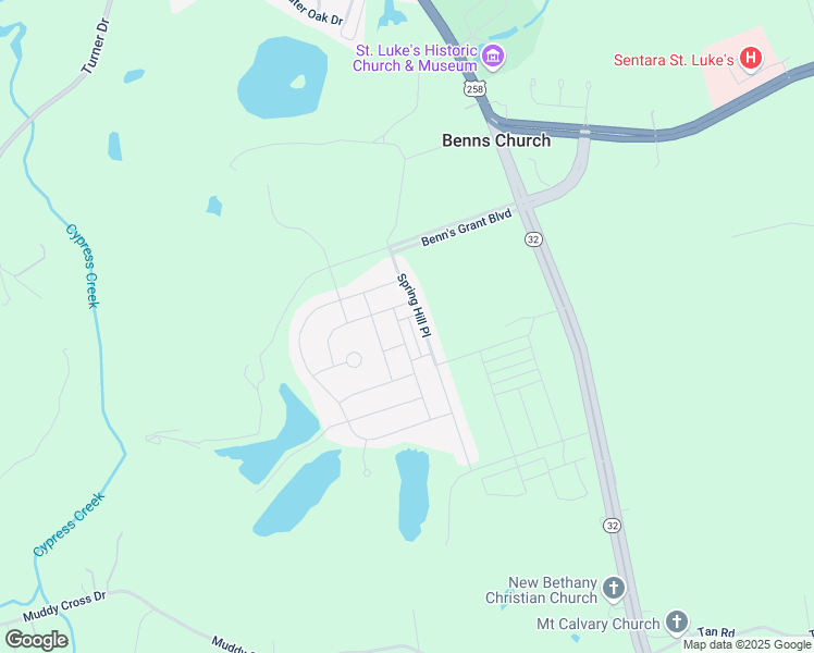 map of restaurants, bars, coffee shops, grocery stores, and more near 117 Williamson Park Lane in Smithfield