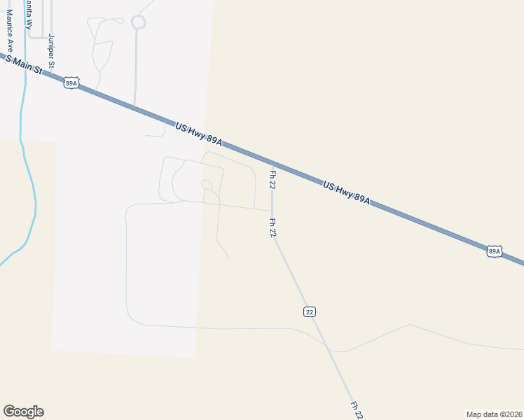 map of restaurants, bars, coffee shops, grocery stores, and more near FS Road 22 in Fredonia
