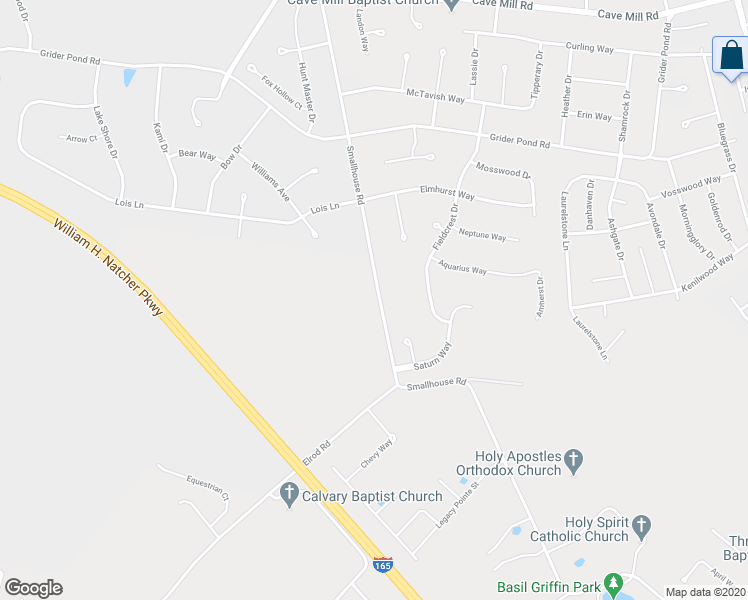 map of restaurants, bars, coffee shops, grocery stores, and more near 3701 Smallhouse Road in Bowling Green