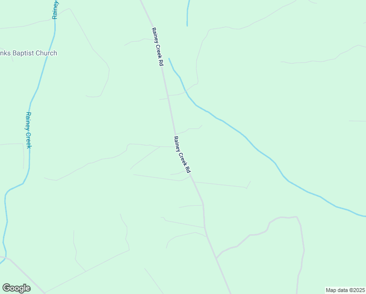 map of restaurants, bars, coffee shops, grocery stores, and more near 24601 Rainey Creek Road in McKenney