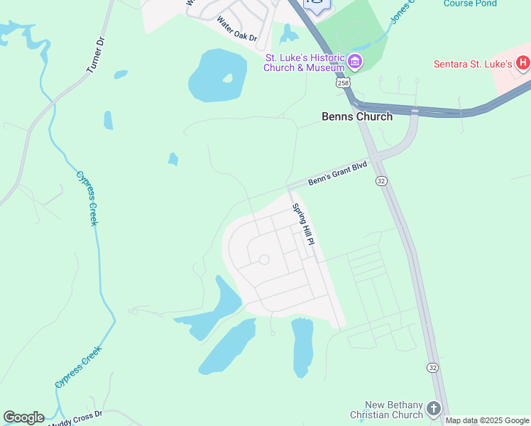 map of restaurants, bars, coffee shops, grocery stores, and more near 130 Oak Hill Lane in Smithfield