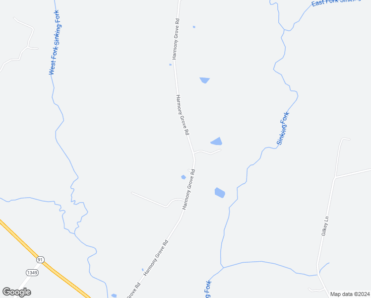 map of restaurants, bars, coffee shops, grocery stores, and more near 4618 Harmony Grove Road in Hopkinsville