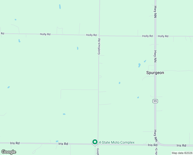 map of restaurants, bars, coffee shops, grocery stores, and more near 9316-9404 Goldfinch Rd in Neosho