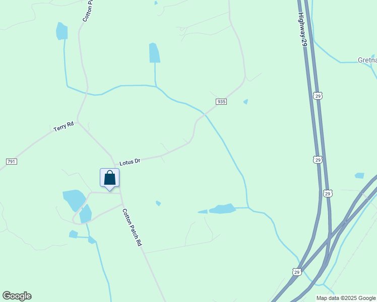 map of restaurants, bars, coffee shops, grocery stores, and more near 460 Lotus Drive in Gretna
