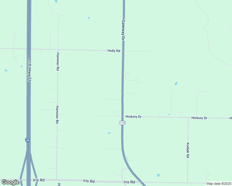 map of restaurants, bars, coffee shops, grocery stores, and more near 9433-9481 Gateway Drive in Neosho