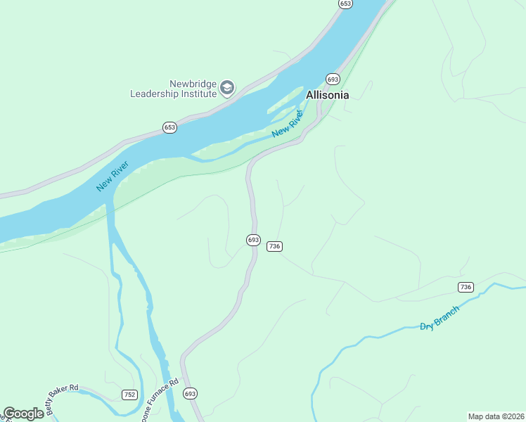 map of restaurants, bars, coffee shops, grocery stores, and more near 1454 Julia Simpkins Road in Hiwassee