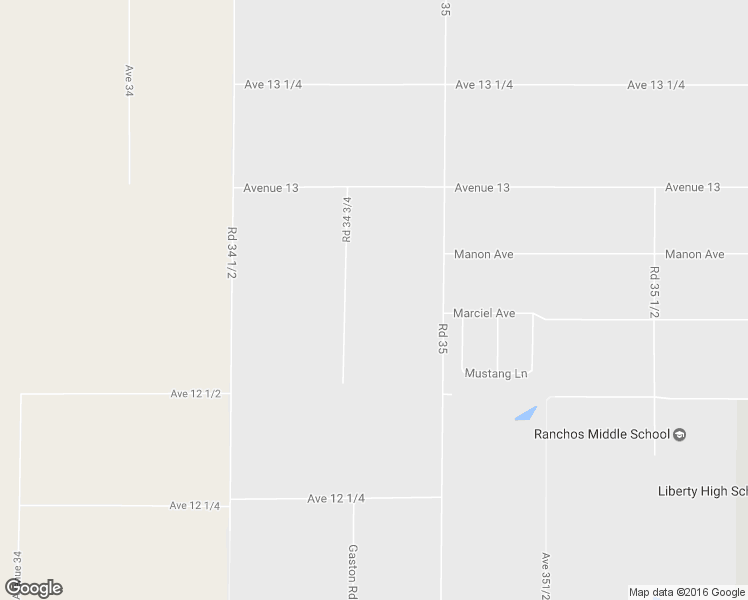 map of restaurants, bars, coffee shops, grocery stores, and more near 12723 Road 34 3/4 in Madera