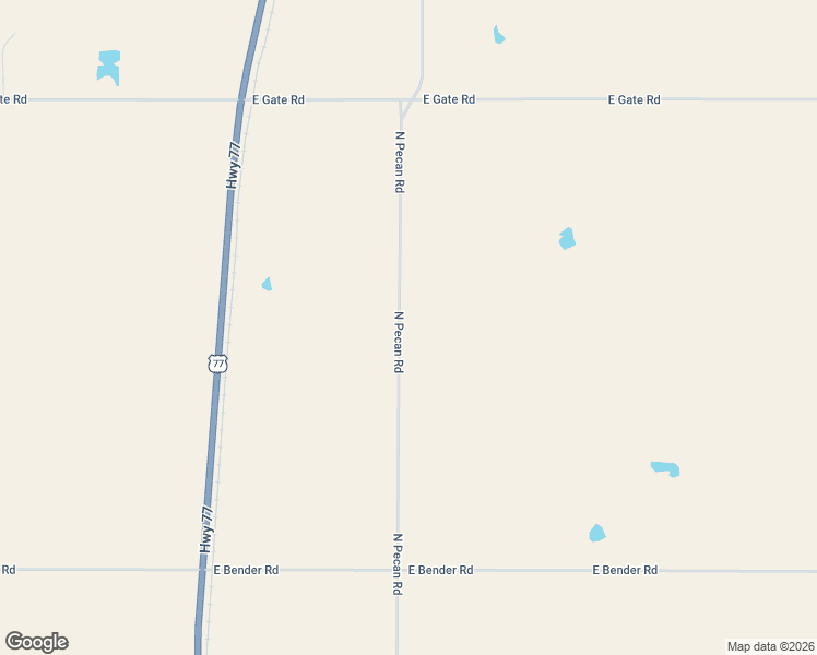 map of restaurants, bars, coffee shops, grocery stores, and more near 9550 North Pecan Road in Newkirk