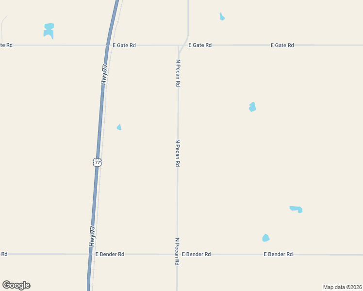 map of restaurants, bars, coffee shops, grocery stores, and more near 9550 North Pecan Road in Newkirk