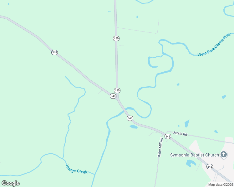 map of restaurants, bars, coffee shops, grocery stores, and more near Oaks Road in Boaz