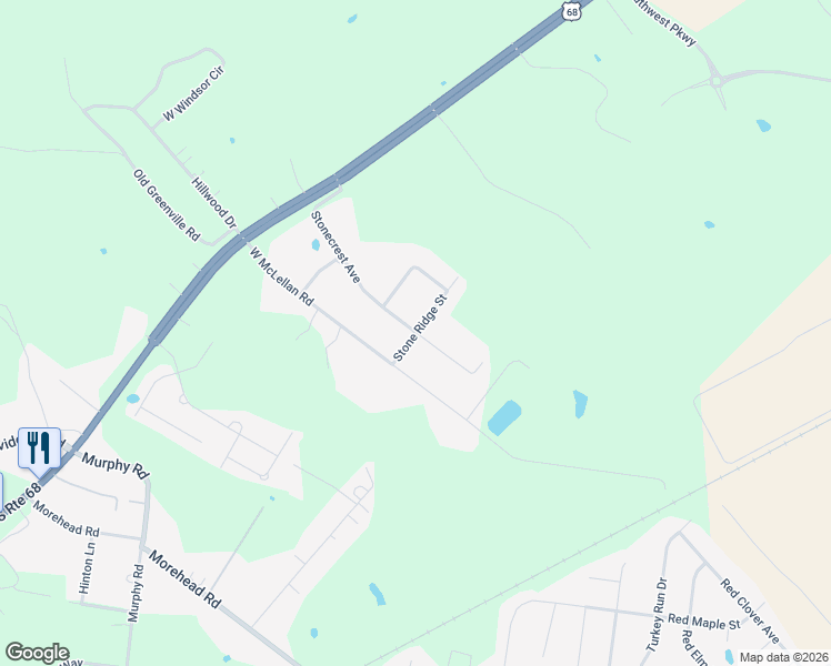 map of restaurants, bars, coffee shops, grocery stores, and more near 399 Stone Crest Ave in Bowling Green