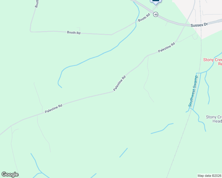 map of restaurants, bars, coffee shops, grocery stores, and more near 12511 Palestine Road in Stony Creek