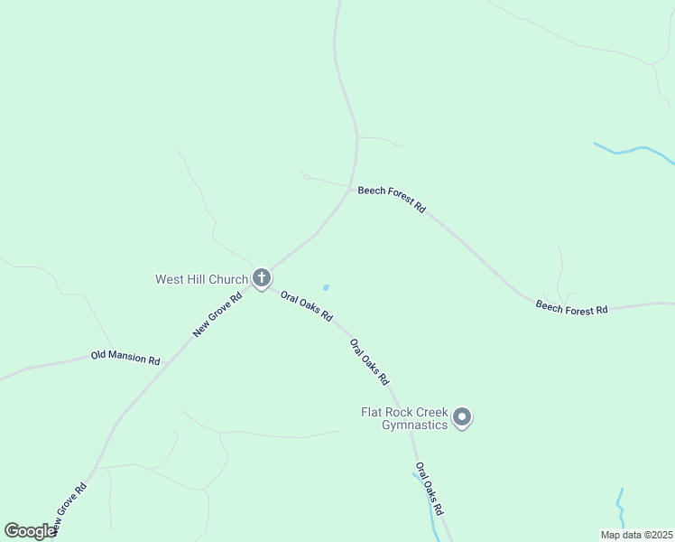 map of restaurants, bars, coffee shops, grocery stores, and more near 10205 Oral Oaks Road in Kenbridge