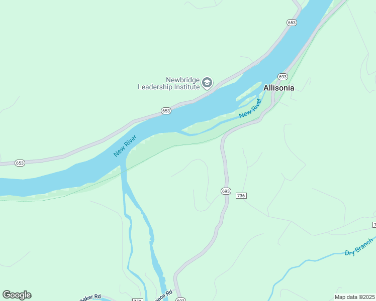 map of restaurants, bars, coffee shops, grocery stores, and more near 1321 Trail Hollow Road in Allisonia