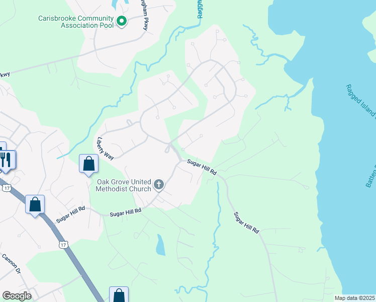 map of restaurants, bars, coffee shops, grocery stores, and more near 202 Summerhouse Lane in Carrollton