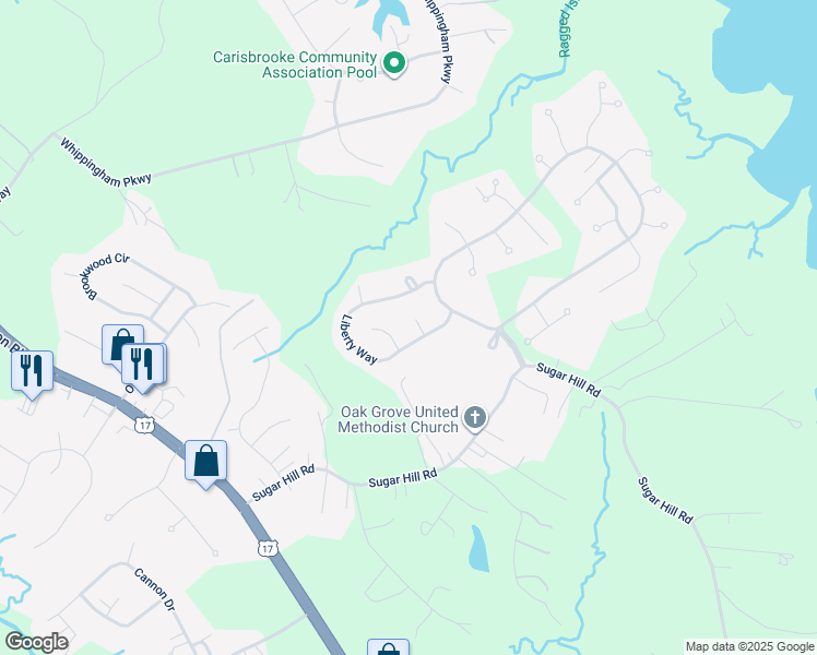 map of restaurants, bars, coffee shops, grocery stores, and more near 102 Monroe Court in Carrollton