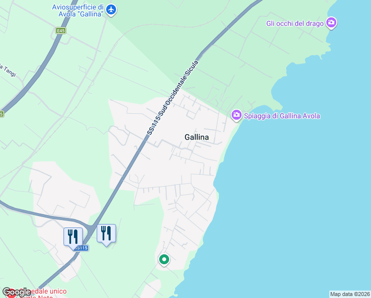 map of restaurants, bars, coffee shops, grocery stores, and more near 28 Via Chiusa di Carlo in Gallina