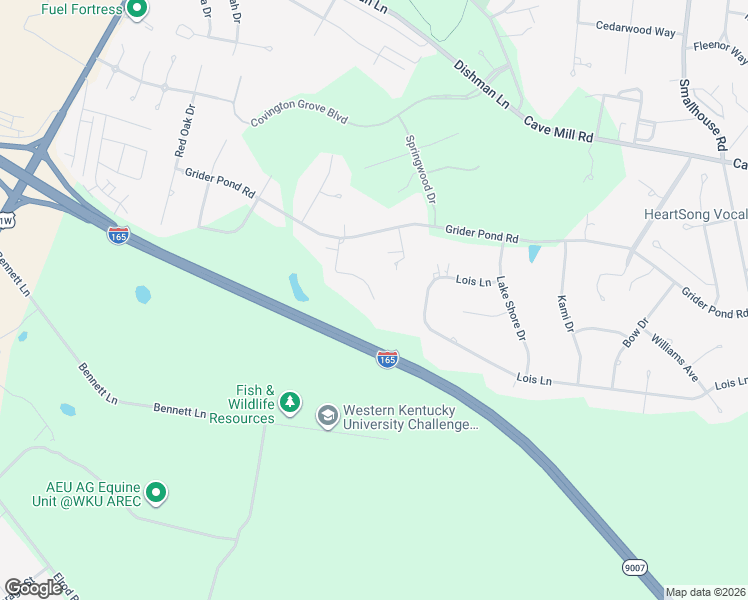 map of restaurants, bars, coffee shops, grocery stores, and more near 3499 Amber Court in Bowling Green