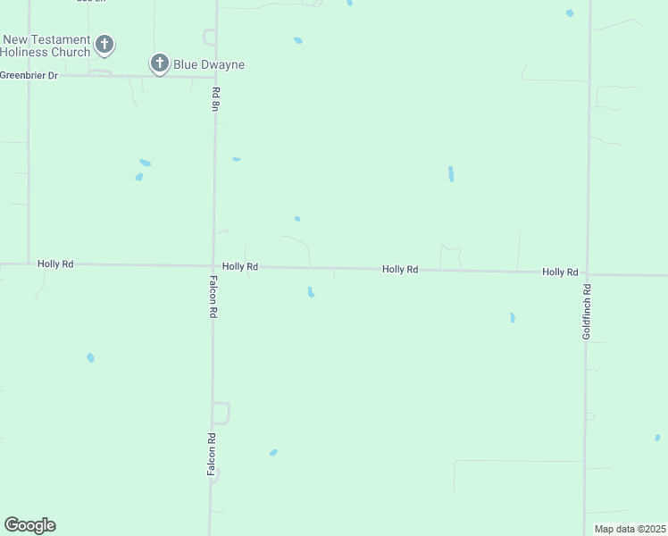 map of restaurants, bars, coffee shops, grocery stores, and more near 8304 Holly Road in Neosho