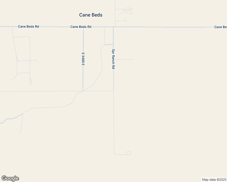 map of restaurants, bars, coffee shops, grocery stores, and more near South 3600 East in Cane Beds