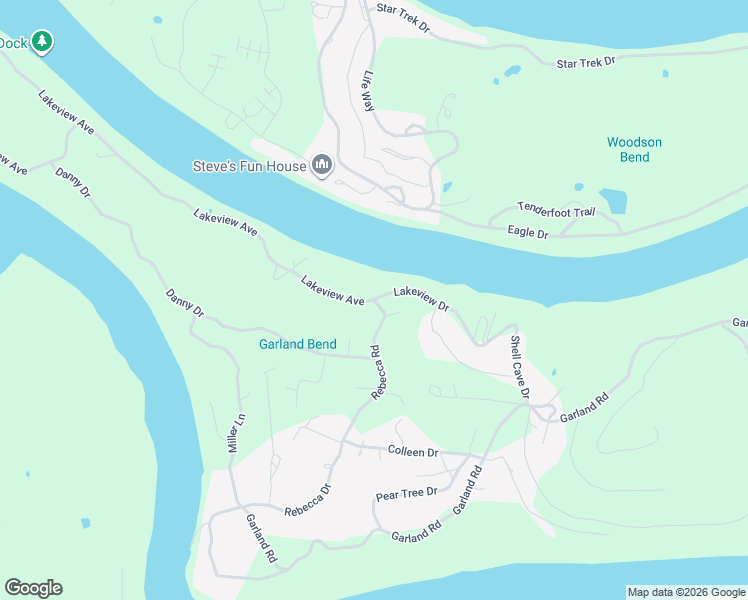 map of restaurants, bars, coffee shops, grocery stores, and more near 2 Lakeview Drive in Burnside