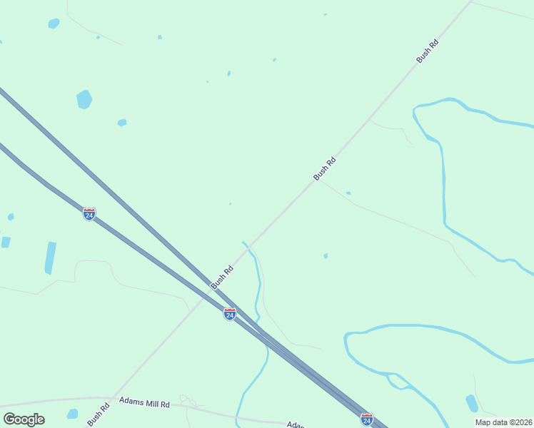 map of restaurants, bars, coffee shops, grocery stores, and more near 2501-2713 Bush Road in Cadiz