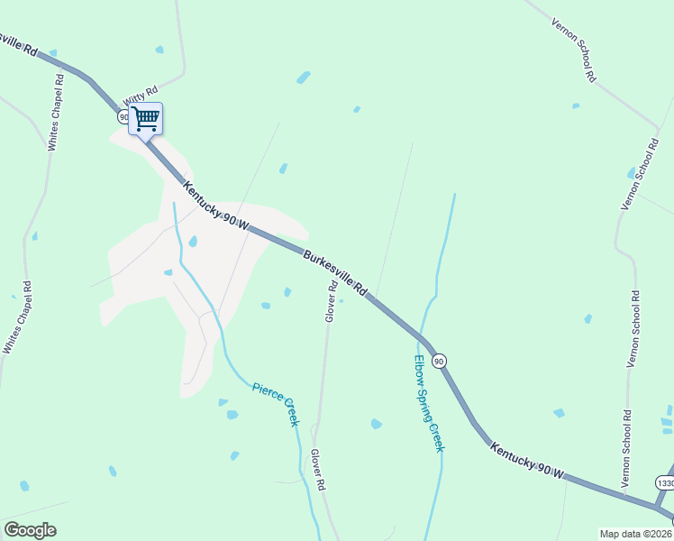 map of restaurants, bars, coffee shops, grocery stores, and more near 6100 Burkesville Road in Glasgow