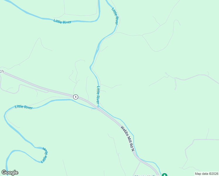 map of restaurants, bars, coffee shops, grocery stores, and more near 220 Little River Road Northeast in Floyd