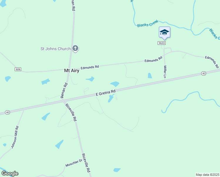 map of restaurants, bars, coffee shops, grocery stores, and more near 10901 East Gretna Road in Gretna