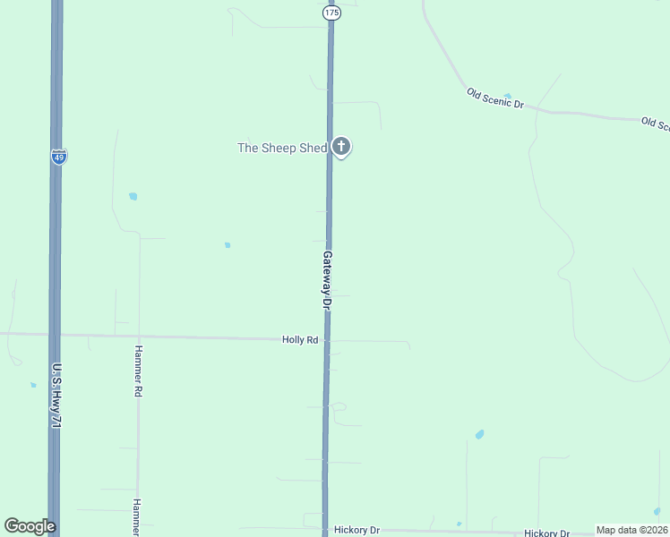 map of restaurants, bars, coffee shops, grocery stores, and more near 8804-8968 Gateway Drive in Neosho
