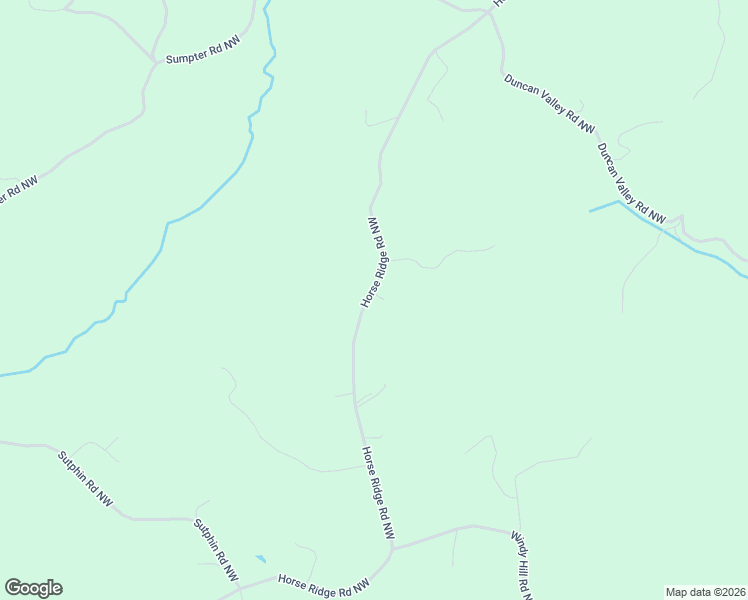 map of restaurants, bars, coffee shops, grocery stores, and more near 1782 Horse Ridge Road Northwest in Willis