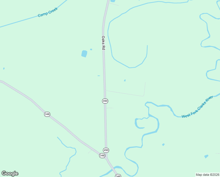 map of restaurants, bars, coffee shops, grocery stores, and more near Oaks Road in Boaz