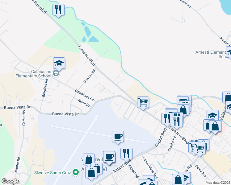map of restaurants, bars, coffee shops, grocery stores, and more near 4 Miller Avenue in Freedom