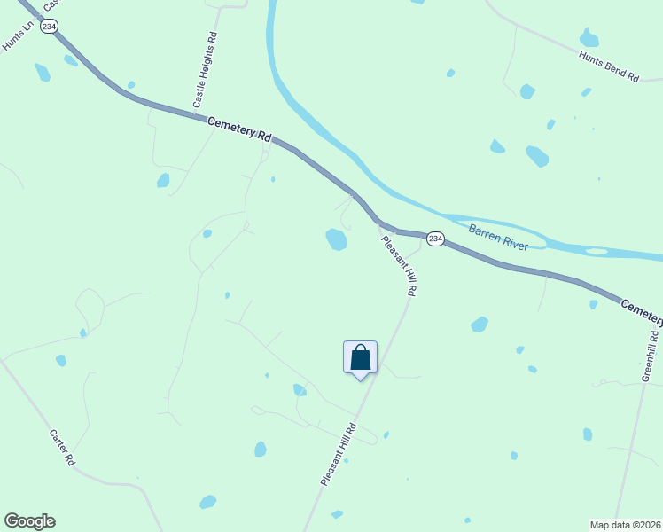 map of restaurants, bars, coffee shops, grocery stores, and more near 1-99 Pleasant Hill Road in Bowling Green