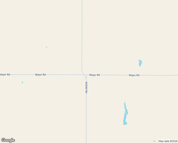 map of restaurants, bars, coffee shops, grocery stores, and more near Major Road in Wakita