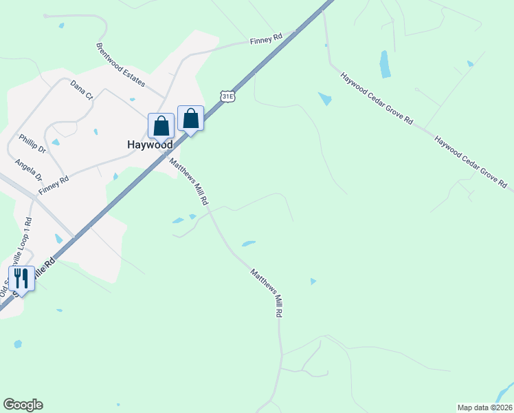 map of restaurants, bars, coffee shops, grocery stores, and more near 100-298 Zoe Drive in Glasgow