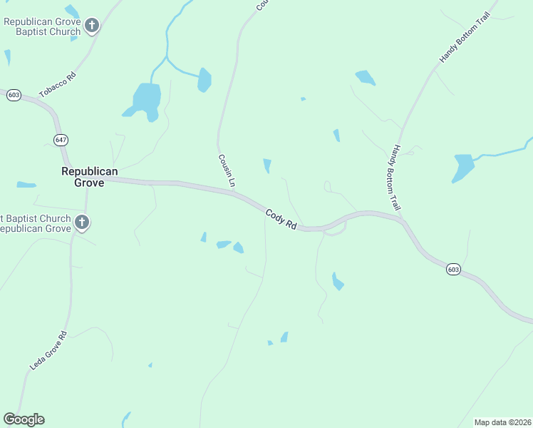 map of restaurants, bars, coffee shops, grocery stores, and more near 2107-2129 Cody Road in Nathalie