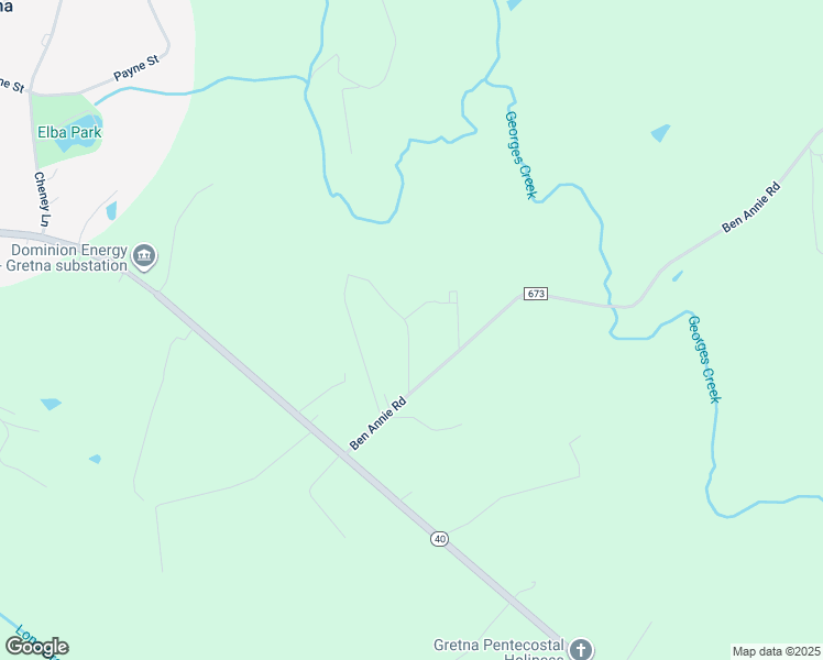 map of restaurants, bars, coffee shops, grocery stores, and more near 457 Ben Annie Road in Gretna