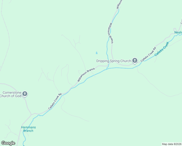 map of restaurants, bars, coffee shops, grocery stores, and more near 734 Callebs Creek Road in Hinkle