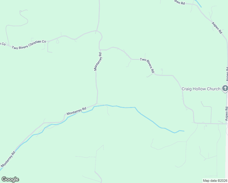 map of restaurants, bars, coffee shops, grocery stores, and more near 2364 Two Rivers Road in Highlandville