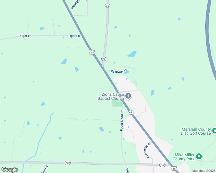 map of restaurants, bars, coffee shops, grocery stores, and more near 1692-1754 U.S. 68 in Benton